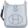 Pre-owned Hermes  Hermes Evelyne Bag Gen Iii Clemence Tpm In Blue