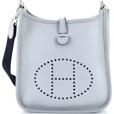 Pre-owned Hermes  Hermes Evelyne Bag Gen Iii Clemence Tpm In Burgundy