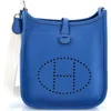 Pre-owned Hermes  Hermes Evelyne Bag Gen Iii Clemence Tpm In Blue
