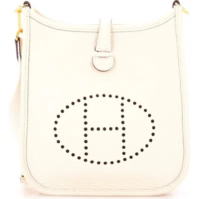 Pre-owned Hermes  Hermes Evelyne Bag Gen Iii Clemence Tpm In Brown