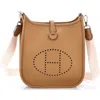 Pre-owned Hermes  Hermes Evelyne Bag Gen Iii Clemence Tpm In Brown