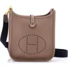 Pre-owned Hermes  Hermes Evelyne Bag Gen Iii Clemence Tpm In Brown