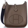 Pre-owned Hermes  Hermes Evelyne Bag Gen Iii Clemence Tpm In Brown