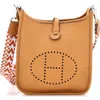 Pre-owned Hermes  Hermes Evelyne Bag Gen Iii Clemence Tpm In Brown