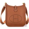 Pre-owned Hermes  Hermes Evelyne Bag Gen Iii Clemence Tpm In Gold