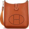 Pre-owned Hermes  Hermes Evelyne Bag Gen Iii Clemence Tpm In Gold