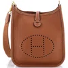 Pre-owned Hermes  Hermes Evelyne Bag Gen Iii Clemence Tpm In Gold