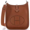 Pre-owned Hermes  Hermes Evelyne Bag Gen Iii Clemence Tpm In Brown