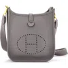 Pre-owned Hermes  Hermes Evelyne Bag Gen Iii Clemence Tpm In Gray