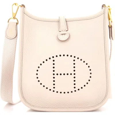 Pre-owned Hermes  Hermes Evelyne Bag Gen Iii Clemence Tpm In Pink