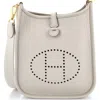 Pre-owned Hermes  Hermes Evelyne Bag Gen Iii Clemence Tpm In Gray