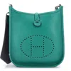 Pre-owned Hermes  Hermes Evelyne Bag Gen Iii Clemence Tpm In Green