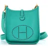 Pre-owned Hermes  Hermes Evelyne Bag Gen Iii Clemence Tpm In Green