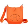 Pre-owned Hermes  Hermes Evelyne Bag Gen Iii Clemence Tpm In Neutral