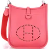 Pre-owned Hermes  Hermes Evelyne Bag Gen Iii Clemence Tpm In Pink
