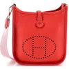 Pre-owned Hermes  Hermes Evelyne Bag Gen Iii Clemence Tpm In Red