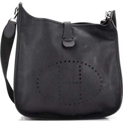 Pre-owned Hermes  Hermes Evelyne Bag Gen Iii Epsom Gm In Black