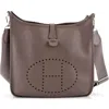 Pre-owned Hermes  Hermes Evelyne Bag Gen Iii Epsom Pm In Gray