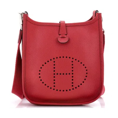 Pre-owned Hermes  Hermes Evelyne Bag Gen Iii Epsom Tpm In Purple