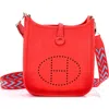 Pre-owned Hermes  Hermes Evelyne Bag Gen Iii Maurice Tpm In Red