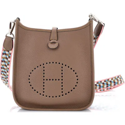 Pre-owned Hermes  Hermes Evelyne Bag Gen Iii Maurice Tpm In Brown