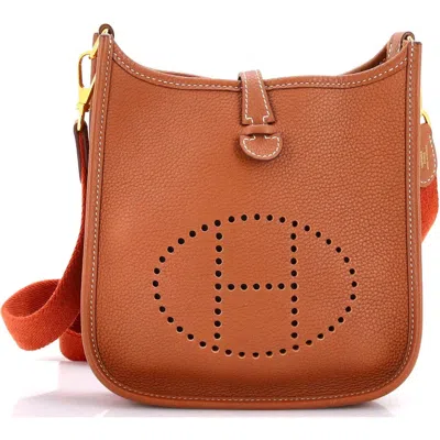 Pre-owned Hermes  Hermes Evelyne Bag Gen Iii Maurice Tpm In Gold