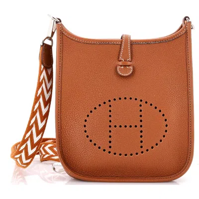Pre-owned Hermes  Hermes Evelyne Bag Gen Iii Maurice Tpm In Gold