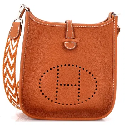 Pre-owned Hermes  Hermes Evelyne Bag Gen Iii Maurice Tpm In Gold