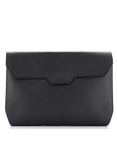 Pre-owned Pre-owned Hermes  Hermes Flash Clutch Epsom In Black