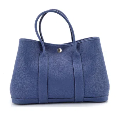 Pre-owned Hermes  Hermes Garden Party Tote Leather 30