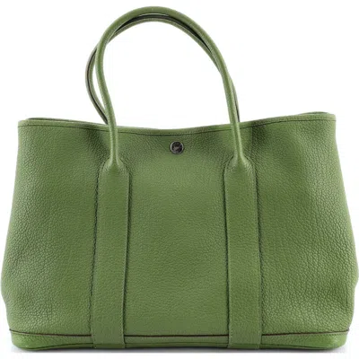 Pre-owned Hermes  Hermes Garden Party Tote Leather 36