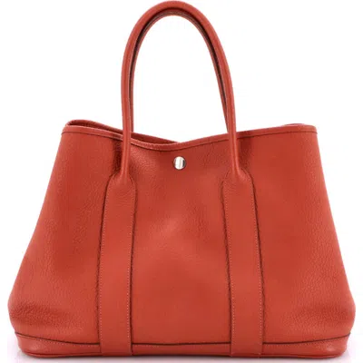 Pre-owned Hermes  Hermes Garden Party Tote Leather 36
