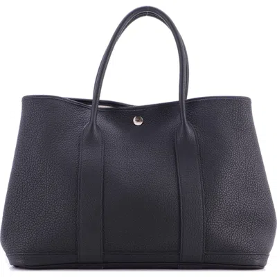 Pre-owned Hermes  Hermes Garden Party Tote Leather 36 In Gold