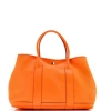 Pre-owned Hermes  Hermes Garden Party Tote Leather 36 In Orange