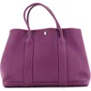 Pre-owned Hermes  Hermes Garden Party Tote Leather 36 In Pink