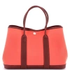 Pre-owned Hermes  Hermes Garden Party Tote Toile And Leather 30
