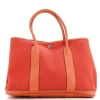 Pre-owned Hermes  Hermes Garden Party Tote Toile And Leather 36