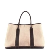 Pre-owned Hermes  Hermes Garden Party Tote Toile And Leather 36
