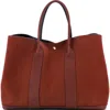 Pre-owned Hermes  Hermes Garden Party Voyage Tote Toile And Leather 49
