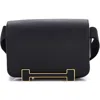 Pre-owned Hermes  Hermes Geta Bag Chevre Mysore In Black