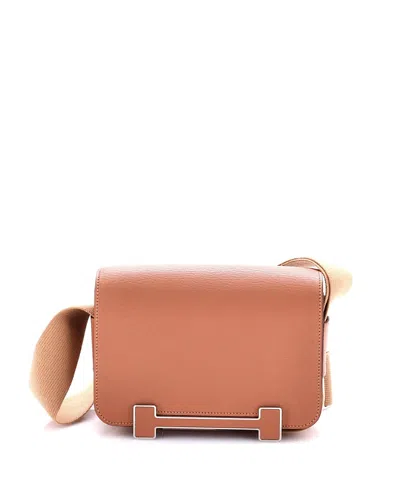 Pre-owned Pre-owned Hermes  Hermes Geta Bag Chevre Mysore In Brown