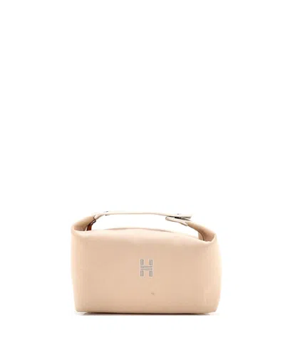 Pre-owned Pre-owned Hermes  Hermes Gm Bride-a-brac Travel Case Toile In Neutral