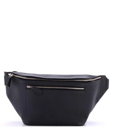 Pre-owned Pre-owned Hermes  Hermes Gm Cityslide Belt Bag Togo In Black
