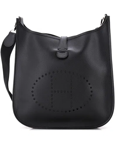 Pre-owned Pre-owned Hermes  Hermes Gm Evelyne Bag Gen Ii Epsom In Black