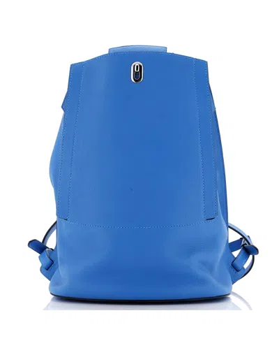 Pre-owned Pre-owned Hermes  Hermes Gr24 Backpack Evercolor In Blue