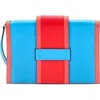 Pre-owned Hermes  Hermes H Passant Clutch Shoulder Bag Evercolor In Blue