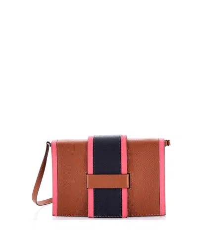 Pre-owned Pre-owned Hermes  Hermes H Passant Clutch Shoulder Bag Evercolor In Brown