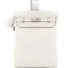 Pre-owned Hermes  Hermes Hac A Dos Backpack Togo Gm In White