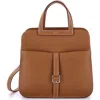 Pre-owned Hermes  Hermes Halzan Bag Clemence 25 In Gold