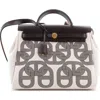 Pre-owned Hermes  Hermes Herbag Zip Circuit 24 Vache Hunter And Leather 31 In Brown